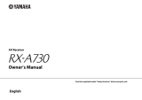 Yamaha RX-A730 Le manuel du propriétaire