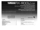 Yamaha RX-900U Le manuel du propriétaire