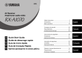 Yamaha RX-A1070 Guide de démarrage rapide