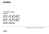 Yamaha RX-A3040 Le manuel du propriétaire