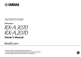 Yamaha RX-A3070 Manuel utilisateur