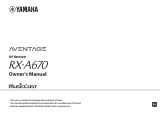 Yamaha RX-A670BL Mode d'emploi