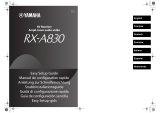 Yamaha RX-A830 Manuel utilisateur