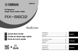 Yamaha RX-S602 Guide de démarrage rapide