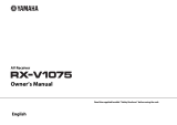 Yamaha RX-V1075 Le manuel du propriétaire
