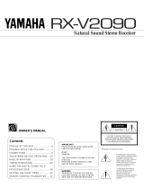 Yamaha RX-V2090 Manuel utilisateur