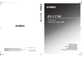 Yamaha RX-V2700 Le manuel du propriétaire