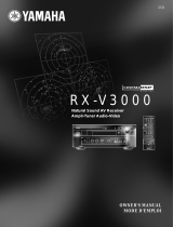 Yamaha RX-V3000GL Manuel utilisateur