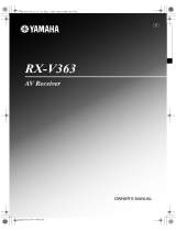 Yamaha RX-V363 - AV Receiver Le manuel du propriétaire
