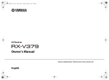 Yamaha RX-V379 Le manuel du propriétaire