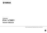 Yamaha RX-V381 Le manuel du propriétaire