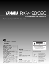 Yamaha RX-V390 Manuel utilisateur