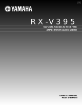 Yamaha RX-V395RDS Le manuel du propriétaire