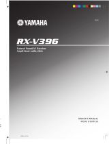 Yamaha RX-V396 Manuel utilisateur