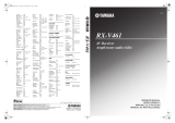 Yamaha RX-V461 - AV Receiver Le manuel du propriétaire