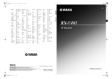 Yamaha RX-V463 Le manuel du propriétaire