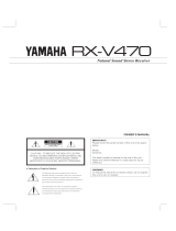 Yamaha RX-V470 Manuel utilisateur