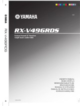 Yamaha RX-V496RDS Manuel utilisateur