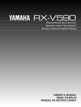 Yamaha RX-V590 - AV Receiver - Dark Manuel utilisateur
