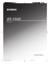 Yamaha RX-V640 Le manuel du propriétaire
