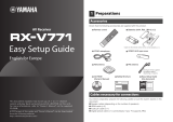 Yamaha RX-V771 Guide d'installation