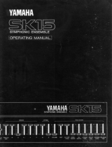 Yamaha SK-15 Le manuel du propriétaire