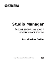 Yamaha Studio Manager Guide d'installation