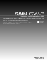 Yamaha SW-3 Manuel utilisateur