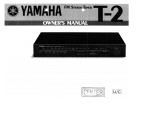 Yamaha T-2 Le manuel du propriétaire