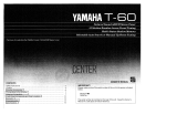 Yamaha T-60 Le manuel du propriétaire