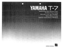 Yamaha T-7 Le manuel du propriétaire