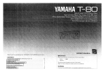 Yamaha T-80 Le manuel du propriétaire
