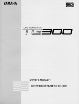 Yamaha TG300 Le manuel du propriétaire