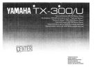 Yamaha TX-300U Le manuel du propriétaire