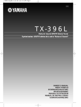 Yamaha TX-396L Le manuel du propriétaire