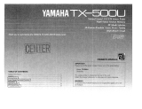 Yamaha TX-500U Le manuel du propriétaire