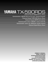 Yamaha TX-590RDS Manuel utilisateur