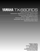 Yamaha TX-680RDS Le manuel du propriétaire