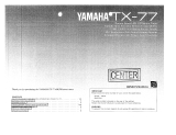 Yamaha TX-77 Le manuel du propriétaire