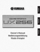 Yamaha UX256 Manuel utilisateur