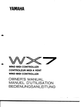 Yamaha WX-7 Le manuel du propriétaire