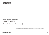 Yamaha WXC-50 Le manuel du propriétaire
