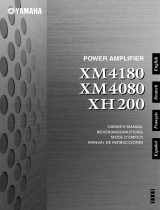 Yamaha XM4180 XM4080 XH200 Le manuel du propriétaire