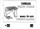 Yamaha YC-45D Le manuel du propriétaire