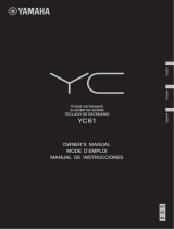 Yamaha YC61 Le manuel du propriétaire
