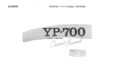 Yamaha YP-700 Le manuel du propriétaire