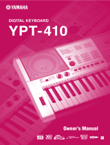 Yamaha YPT410MS - 61 Key Portable Keyboard Manuel utilisateur