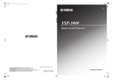 Yamaha Digital Sound Projector YSP-3000 Le manuel du propriétaire