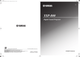 Yamaha YSP 800 - Digital Sound Projector Five CH Speaker Le manuel du propriétaire