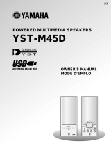 Yamaha YST-M45D Le manuel du propriétaire